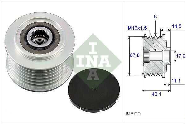 ALTERNATÖR KASNAĞI TRANSPORTER T4-LT 2.5 TDI ACV-AUH-BCQ-INA 535005210-074903119E-021903119H-021903119K