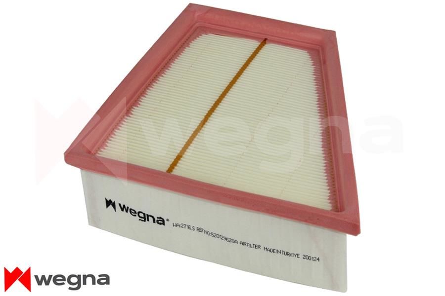 HAVA FİLTRESİ CORDOBA 02-09 - POLO 01- - IBIZA IV 02-09 1.4TDI-1.8T-1.8GTI-1.9TDI SÜNGERLİ C 2295/4-WEGNA WA2716.S-5Z0129620A-6Q0129620-6Q01296620