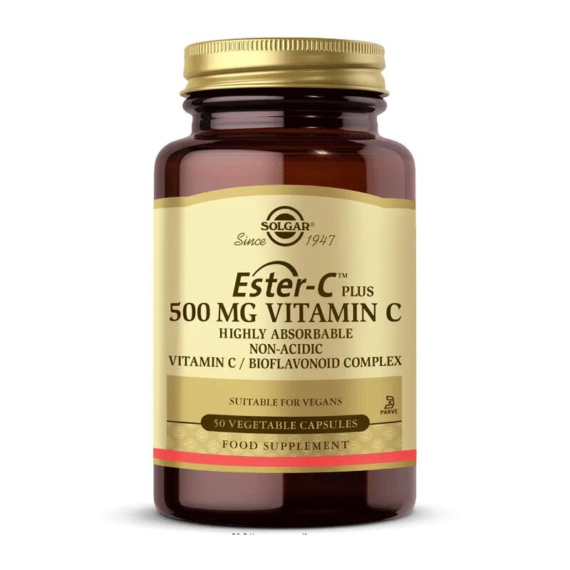 Solgar Ester-c Plus 500 Mg 50 Bitkisel Kapsül