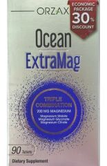 Orzax Ocean Extramag Triple Combination 90 Tablet Ekonomik Paket
