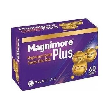 Tab İlaç Magnimore Magnesium 60 Tablet