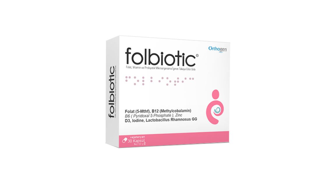 Orthogen Folbiotic Folik Asit 30 Kapsül folbioticgg