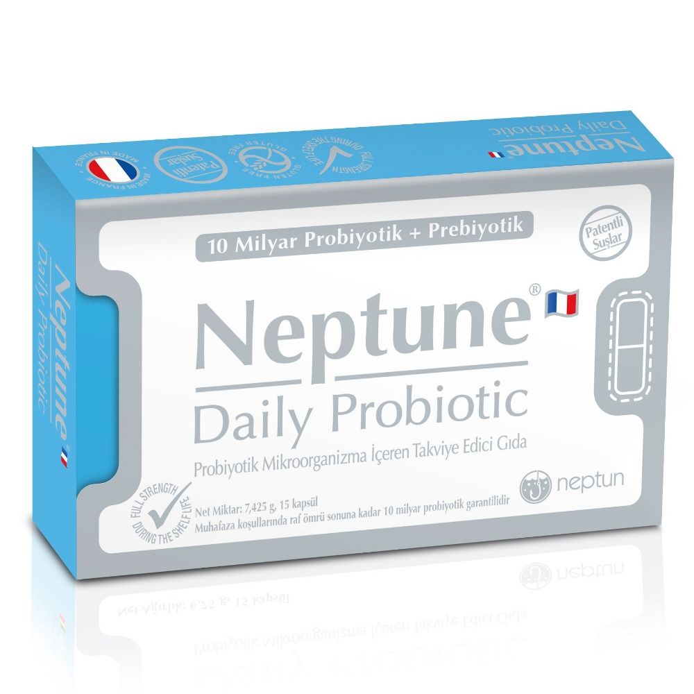Neptune Daily Probiotic Takviye Edici Gıda 30 Kapsül