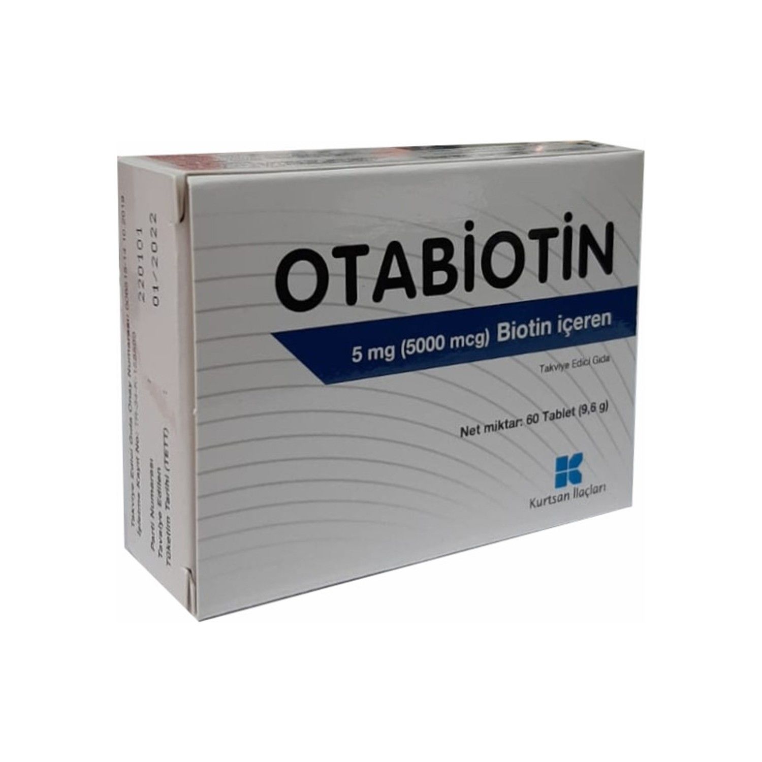 Kurtsan Otabiotin 5 Mg (60 Tablet)