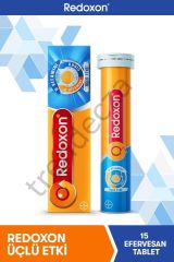 Redoxon Üçlü Etki 15 Efervesan Tablet I 1000 Mg C Vitamini, D Vitamini Ve Çinko Içeren Takviye Edici