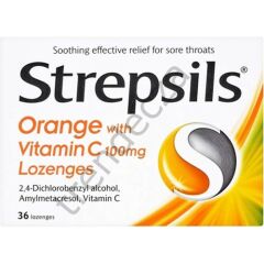 Strepsils C Vitaminli Portakal Aromalı 24 Pastil