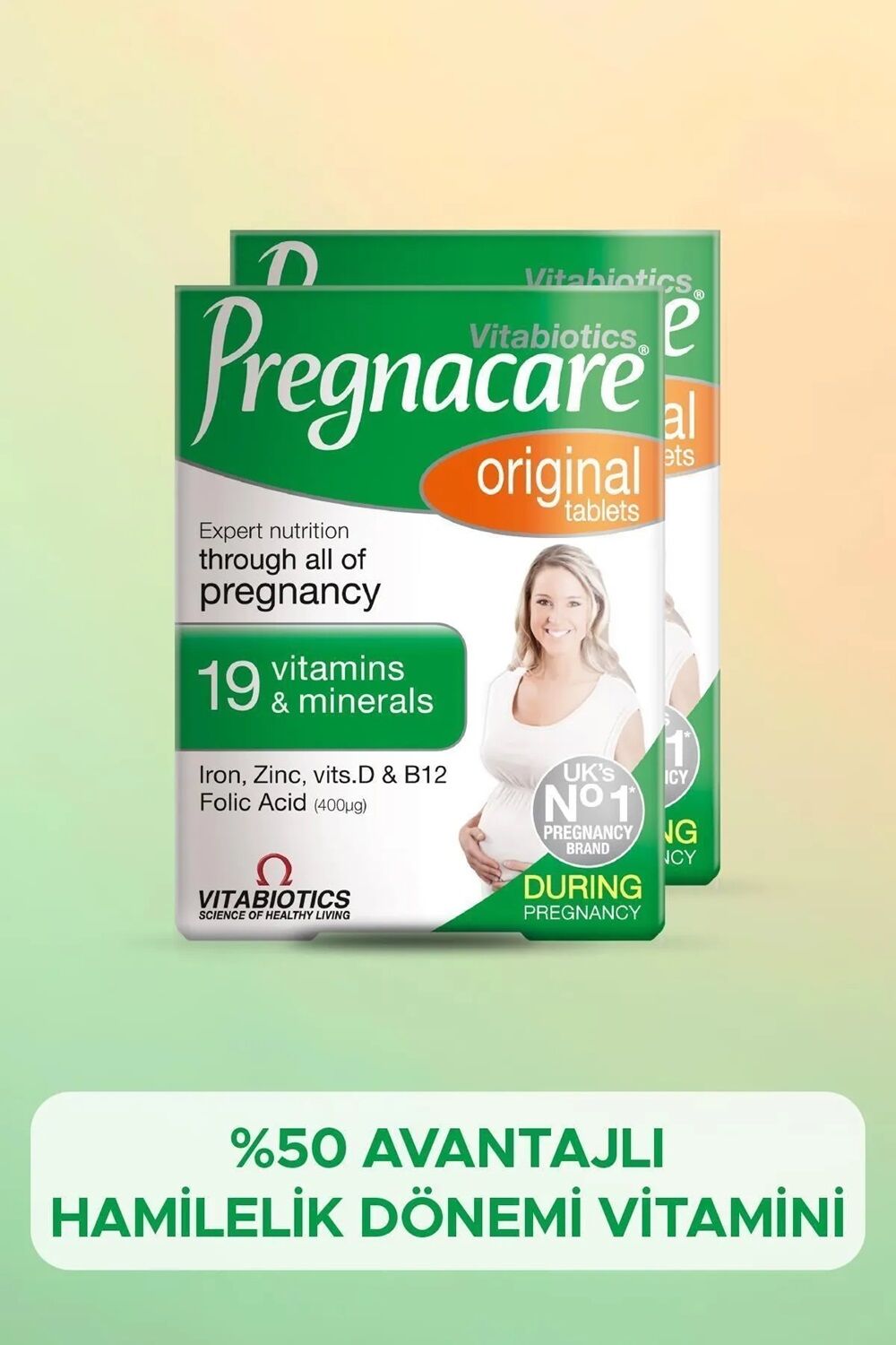 Vitabiotics Pregnacare Original 30 Tablet x 2 Adet