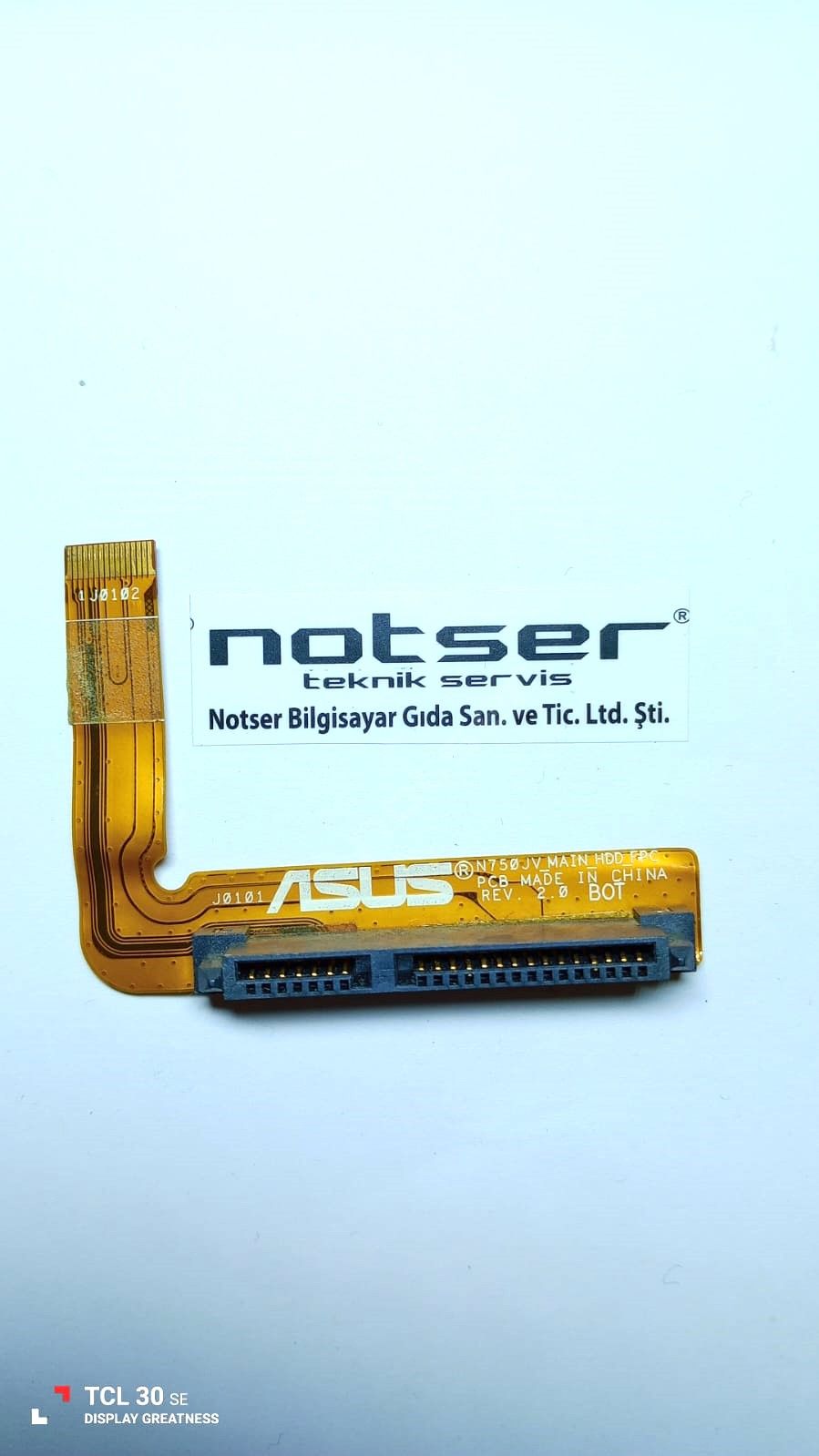Asus N750JV N750JK N750JA N750JL N750LFL Q750LF HDD Bağlantı Kablosu Konnektör
