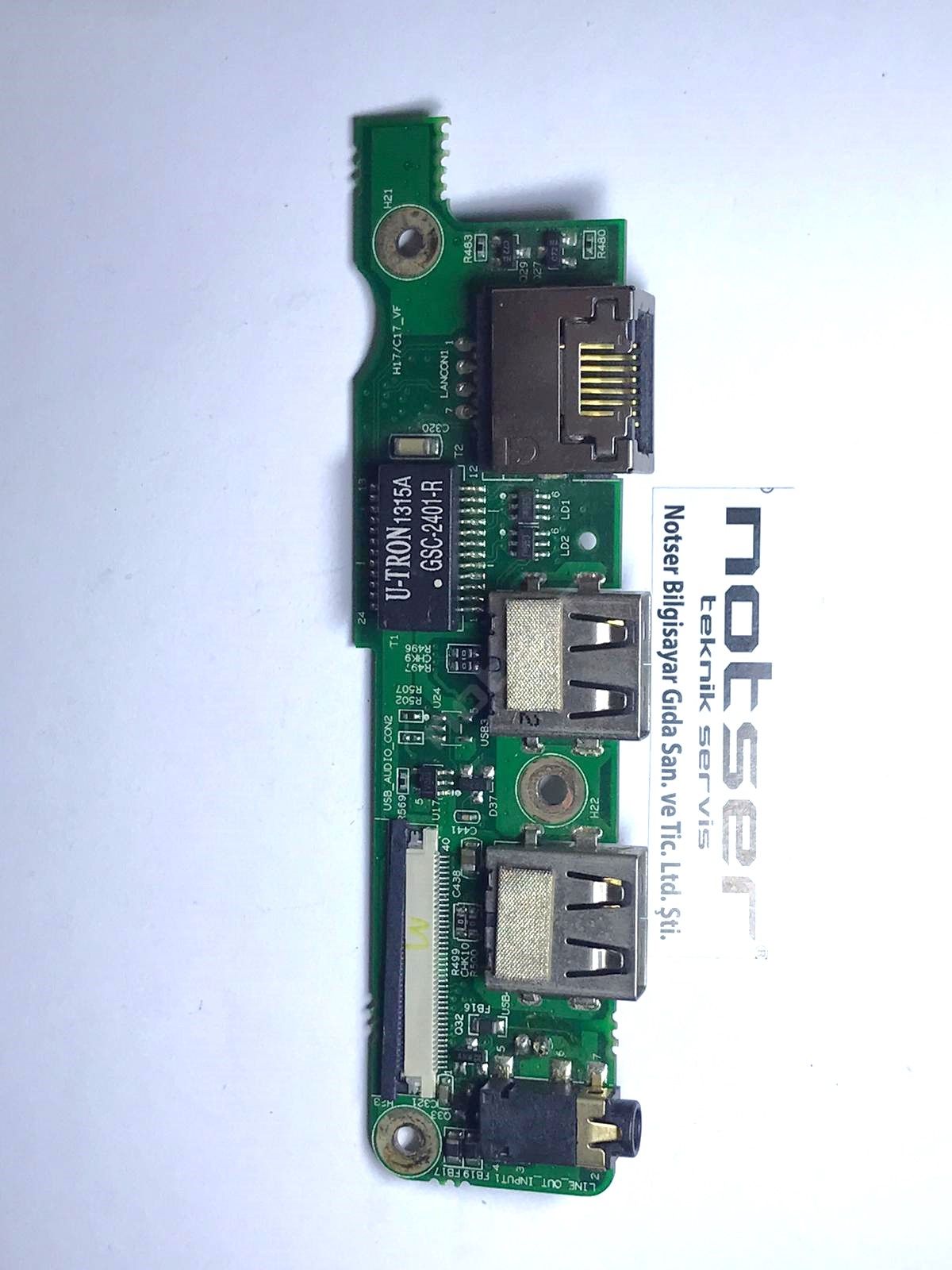 Vestel  D141UG02 H17/C17_VF Usb/Ses/Ethernet Board
