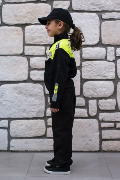 Çocuk Şahin Trafik Polisi Kıyafeti