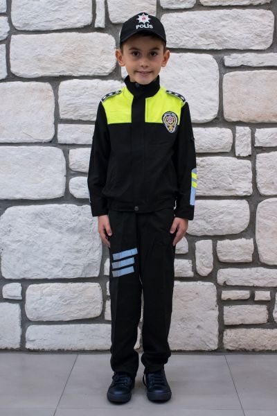 Çocuk Şahin Trafik Polisi Kıyafeti