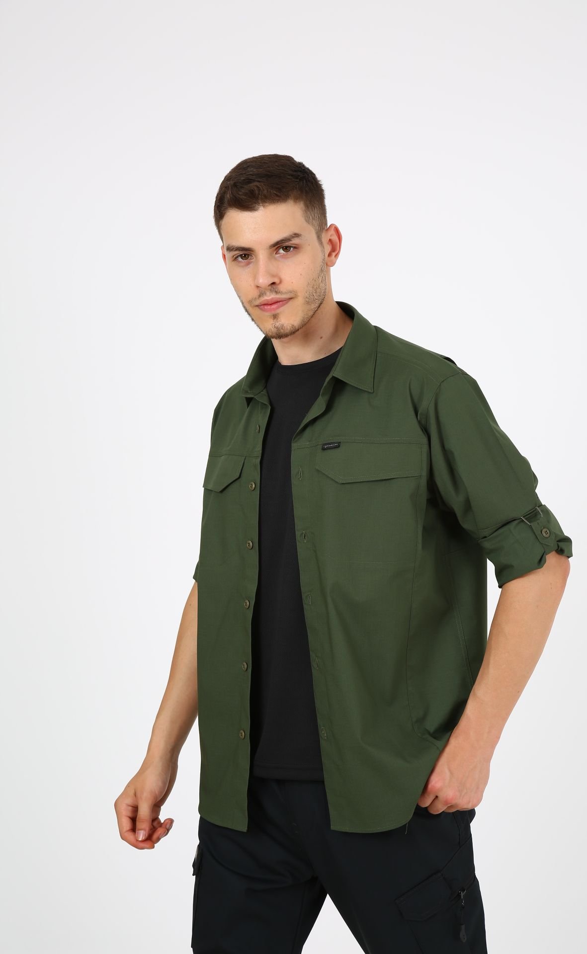 Monel Outdoor Yeşil Tactical Gömlek Taktik Giyim Ripstop Gömlek