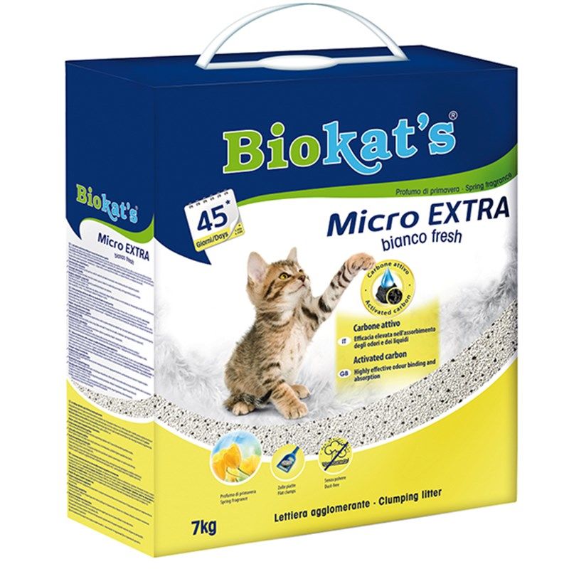 Biokat's Kedi Kumu Micro Bianco Fresh Extra 7kg