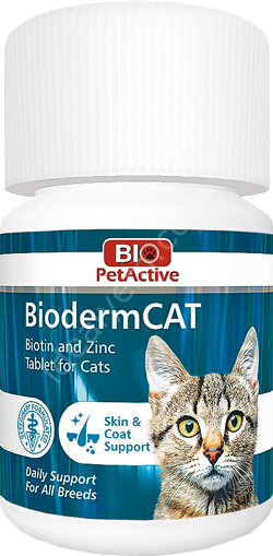 Biopetactive Bioderm Cat Biotin ve Çinko Tableti 30 Gr