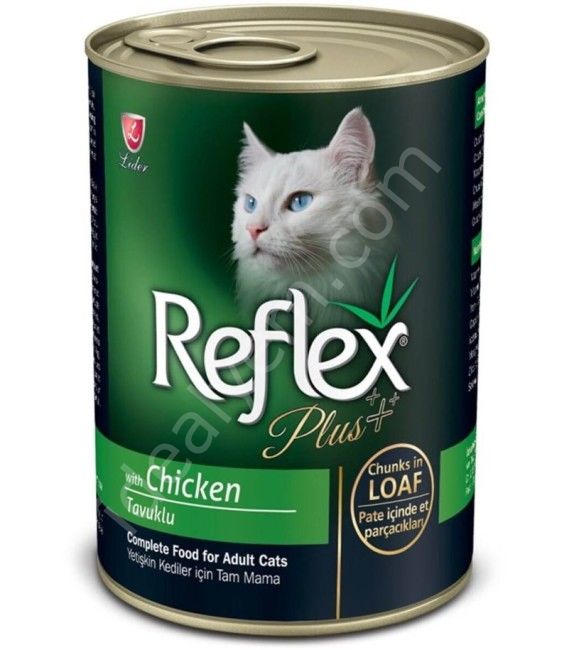 Reflex Plus Kedi Tavuklu Pate Konserve 400 Gr