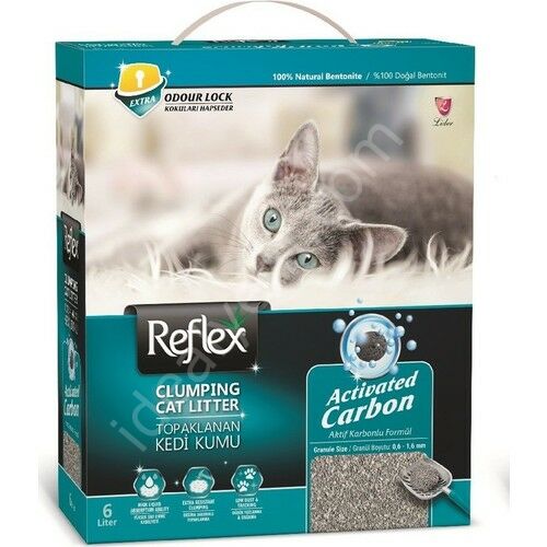 Reflex Aktif Karbonlu Süper Hızlı Topaklanan Kedi Kumu 6 lt