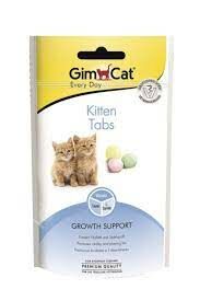 GimCat Kitten Tabs Yavru Kediler için Taurinli Multivitamin Kedi Ödülü 40gr