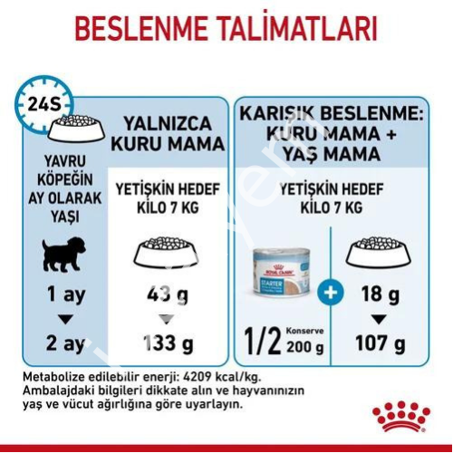 Royal Canin Mini Starter Mother&Babydog Yavru Köpek Maması 4kg