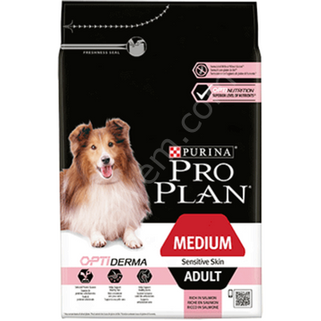 Pro Plan Medium Sensitive Skin Somonlu Yetişkin Köpek Maması 14 kg