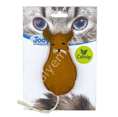 Jooys Kumaş Catnip (Kedi Otlu) Fare Kedi Oyuncağı 10x5 Cm