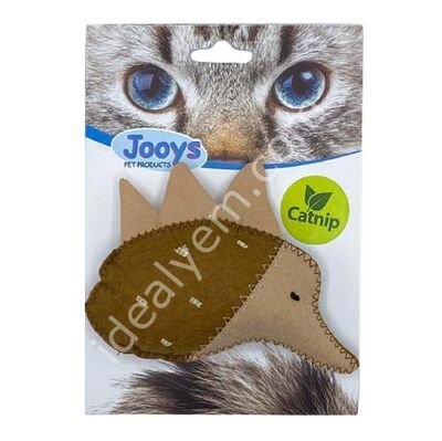 Jooys Kumaş Catnip (Kedi Otlu) Kirpi Kedi Oyuncağı 10x6 Cm