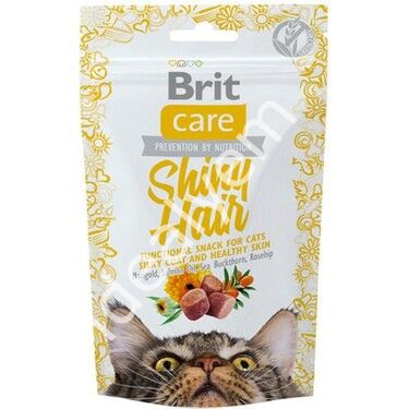 Brit Care Shiny Hair Parlak ve Sağlıklı Tüyler için Tahılsız Kedi Ödül Maması 50gr