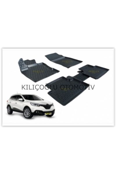 Perflex Pxm-rn28 Paspas 3d X-mat Havuzlu Renault Kadjar 15 Siyah Renault - Dacıa