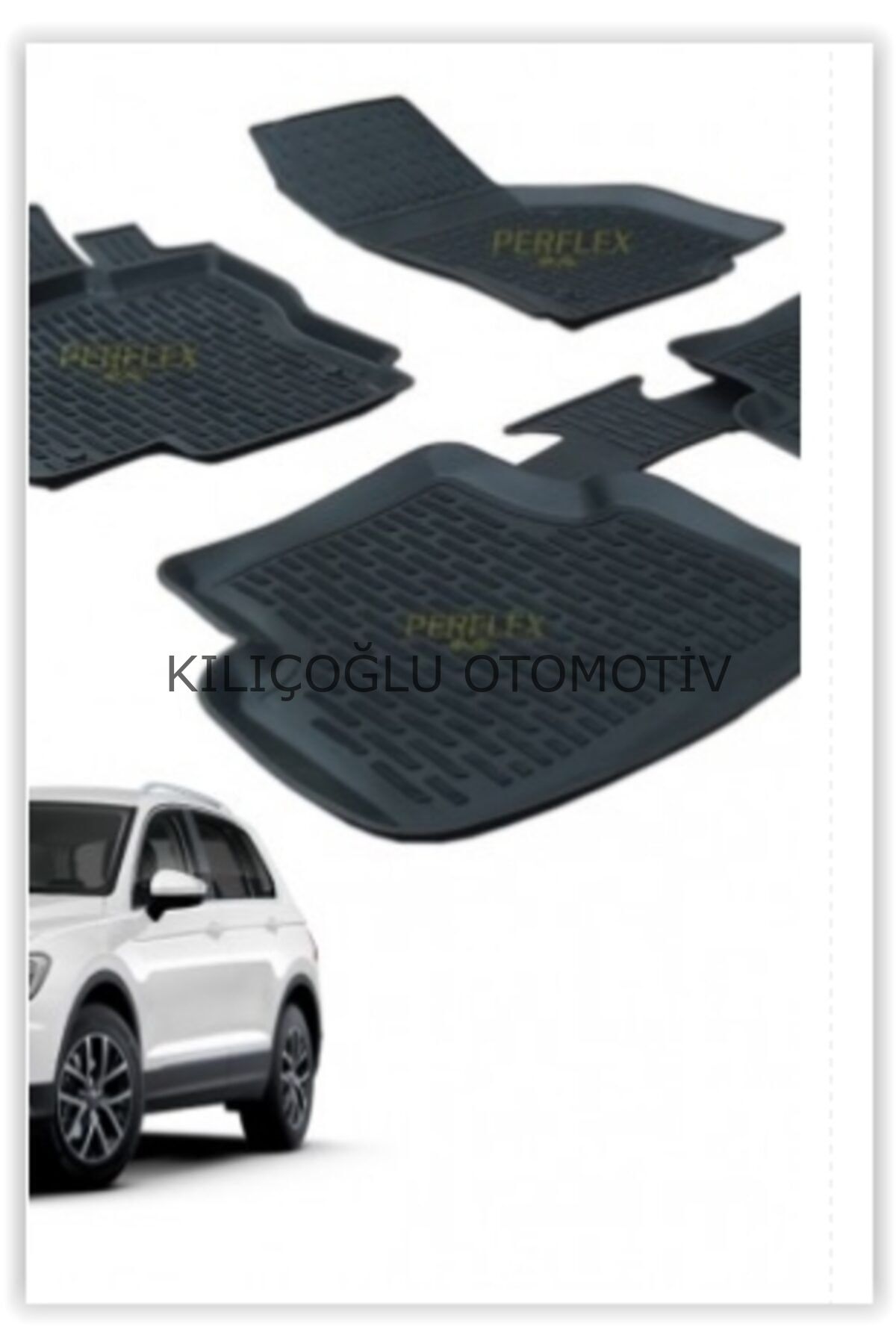 Perflex Pxm-vw31 Paspas 3d X-mat Havuzlu Volkswagen Tıguan 16 Siyah