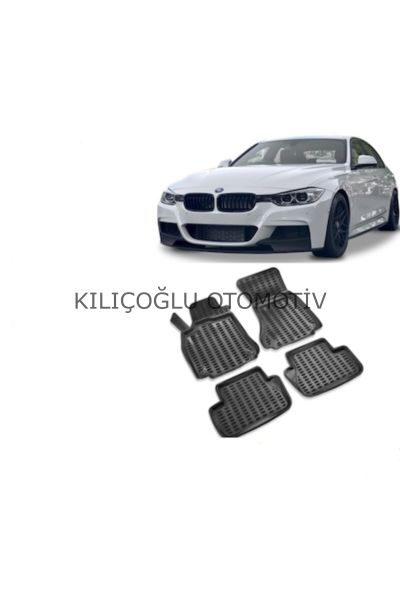 Bmw 3 Serisi F30 2012 Üstü 3d Havuzlu Paspas Perflex