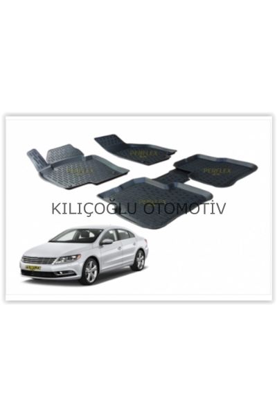 Paspas 3d Perflex Havuzlu Volkswagen Cc 2009 Siyah Renk