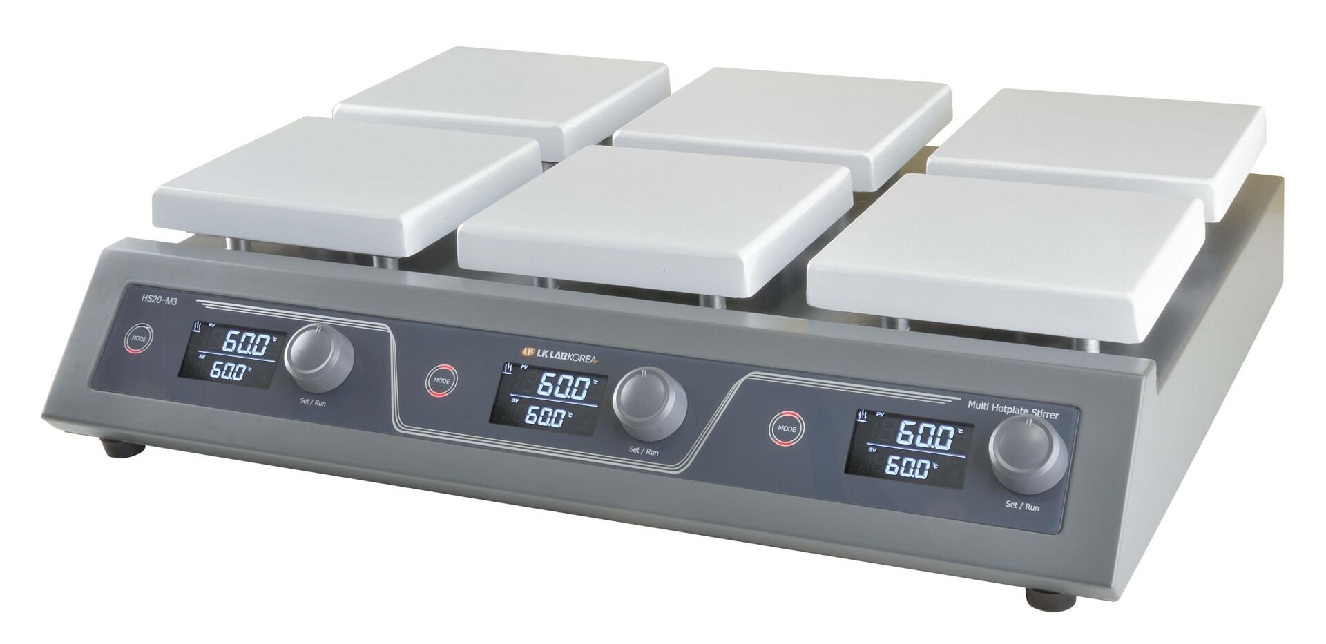 LABTron EVO HS1-M6 Altılı Isıtıcılı Manyetik Karıştırıcı