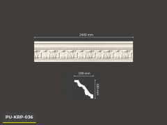 PU-KRP-036 POLİÜRETAN DEKORATİF DESENLİ KARTONPİYER