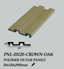 PNL-20120-CROWN OAK Polimer Duvar Paneli 20X120X2900mm