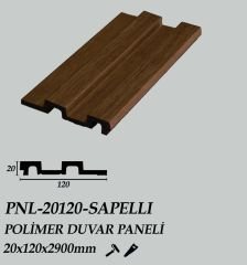 PNL-20120-SAPELLI Polimer Duvar Paneli 20X120X2900mm
