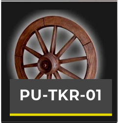 PU-TKR-01 Poliüretan Ahşap Tekerlek