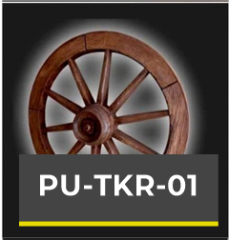 PU-TKR-01 Poliüretan Ahşap Tekerlek