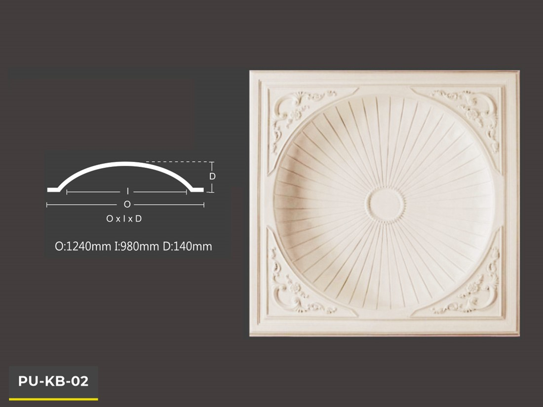 PU-KB-02 Poliüretan Dekoratif Kubbe