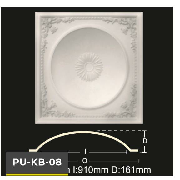 PU-KB-08 Poliüretan Dekoratif Kubbe