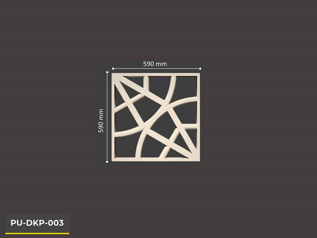 PU-DKP-003 Poliüretan Dekoratif CNC Dekupe