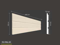 PU-PNL-03 Poliüretan Dekoratif Panel Kaplama