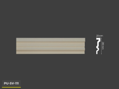 PU-SV-111 Poliüretan Dekoratif Dekor Profil