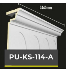 PU-KS-114-A Poliüretan Dekoratif Dekor Profil