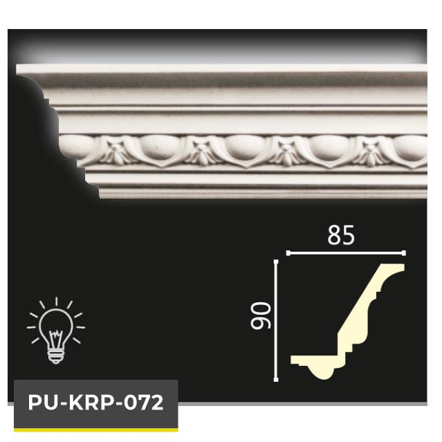 PU-KRP-072 POLİÜRETAN DEKORATİF DESENLİ KARTONPİYER