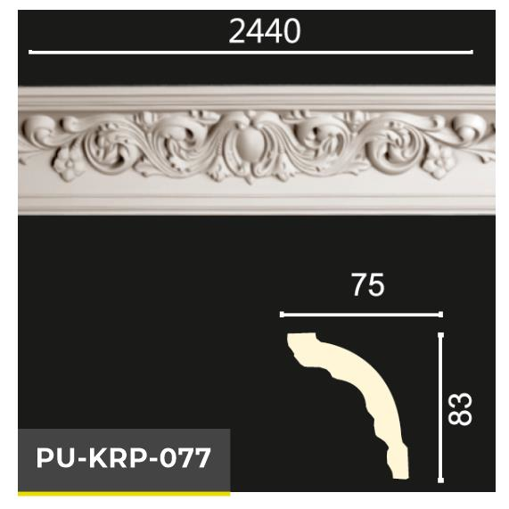 PU-KRP-077 POLİÜRETAN DEKORATİF DESENLİ KARTONPİYER