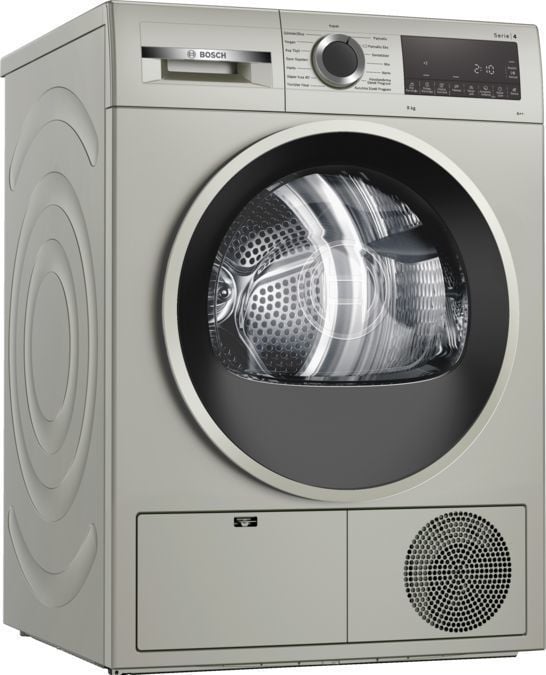 Bosch WQG2410TTR 9 kg Inox Çamaşır Kurutma Makinası