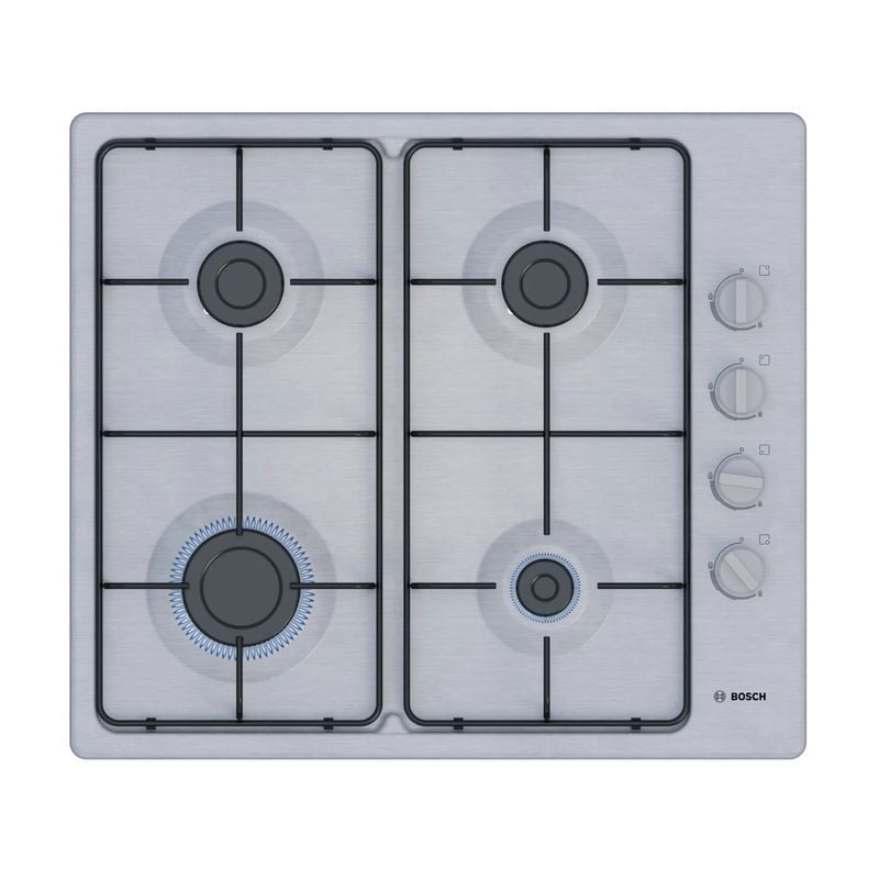 Bosch PBP6C5K80O Serie 2 Gazlı Ocak 60 cm Paslanmaz çelik