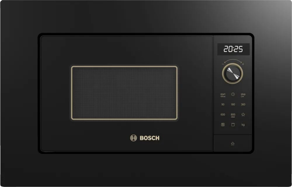 Bosch BEL623MY3 Serie 2 Ankastre Mikrodalga NeoKlasik, Siyah