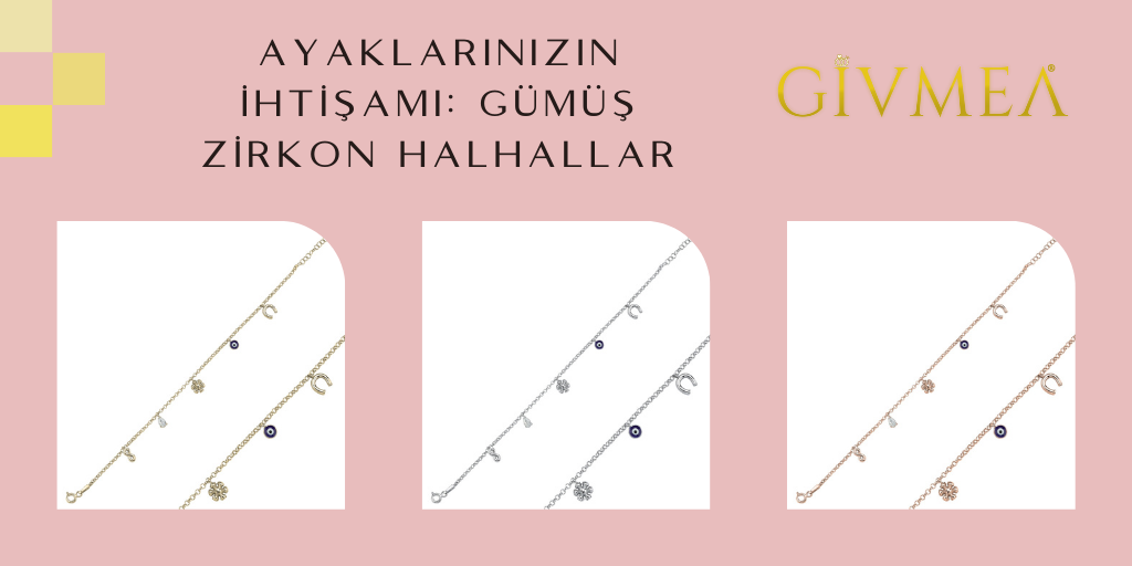 Ayaklarınızın İhtişamı: Gümüş Zirkon Halhallar