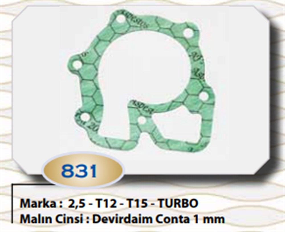 DEVİRDAİM CONTASI (1MM) (924F8513AB) TRANSİT T-12/T-15