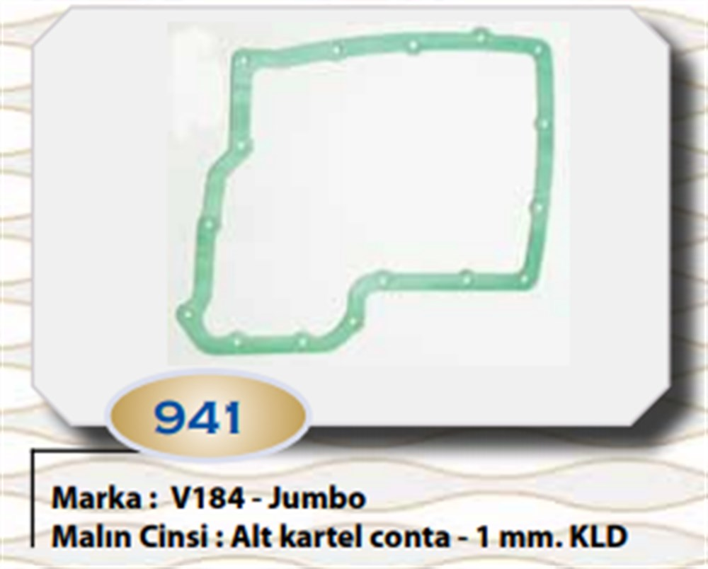 KARTER CONTA : ALT (KLINGRIK/1 MM) TRANSIT V-184